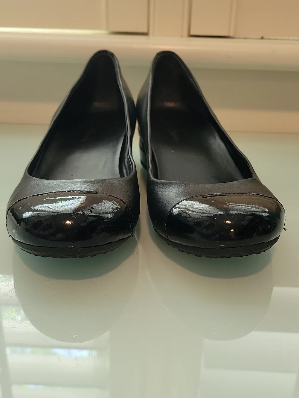 Cole Haan Black Leather Nike air heels